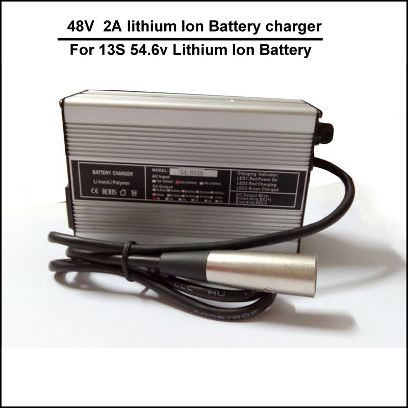 48V electric bike lithium ion battery charger  li-ion scooter battery  charger 13S lithium polymer battery charger – LLT POWER ELECTRONIC
