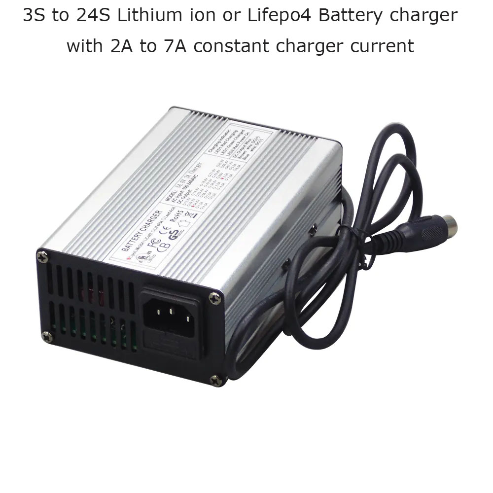67.2V 2A Electric Scooter Power Supply Cord Charger for 16S 60V Lithium  Battery