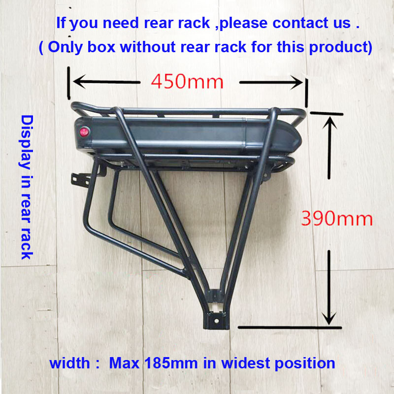 bike rear rack box